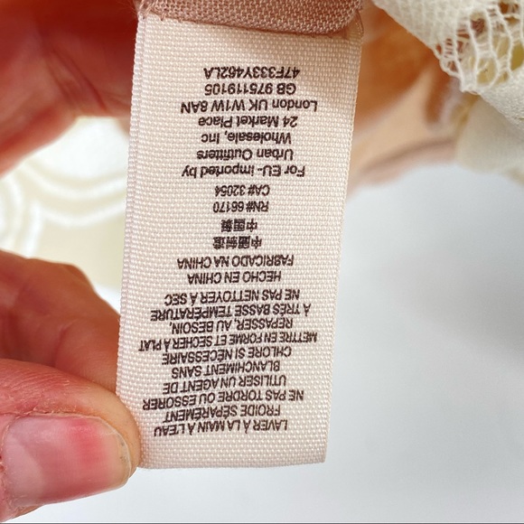 Free People Cream Lovers Folk Song Lace Dress - Picture 14 of 15